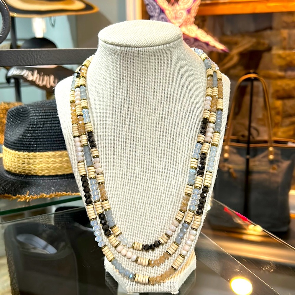 NWT Ole Accessories 3-Strand Necklace